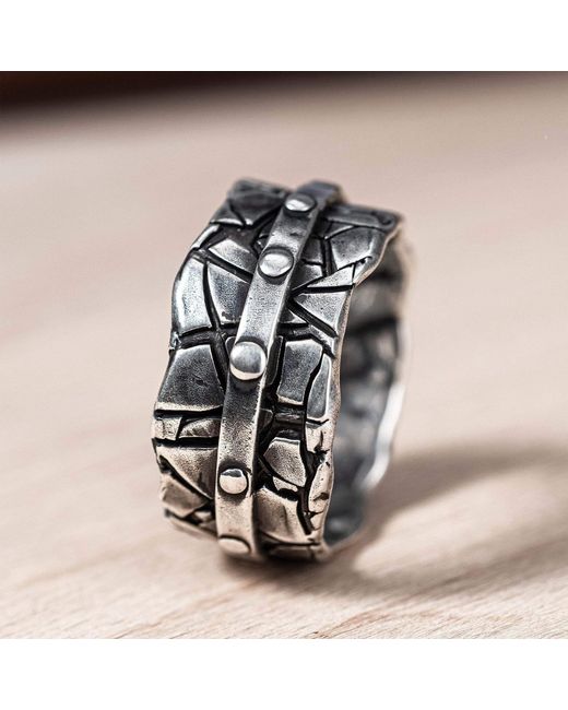 German Kabirski Metallic Grille Raw Industrial Band With Brutalist Factory Aesthetic for men