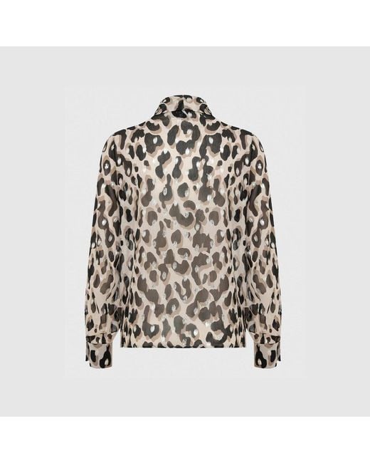 Ilvi Black Ochoa-Leopard Shirt