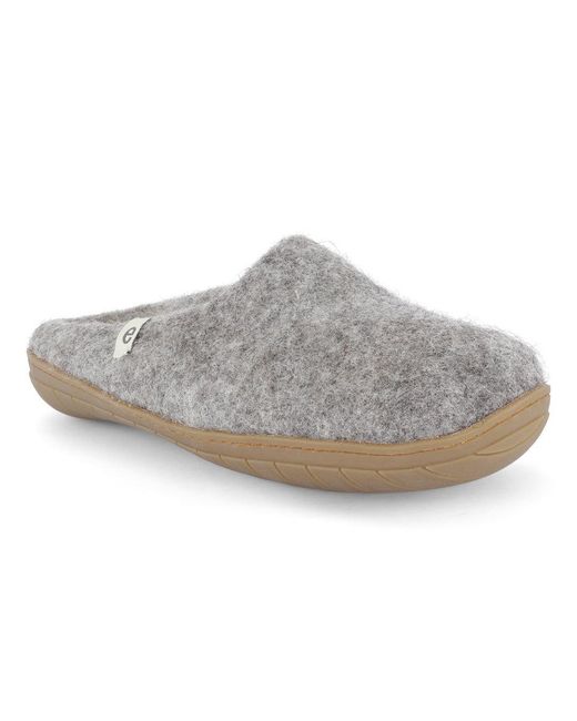 Egos Gray Natural Rubber Sole Slipper