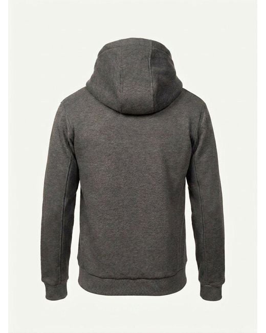 Saved Lab Gray Zip Hoodie for men