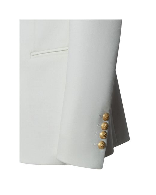 The Extreme Collection Gray Blazer With Pick Stitch Lapel Garcia Vintage 01
