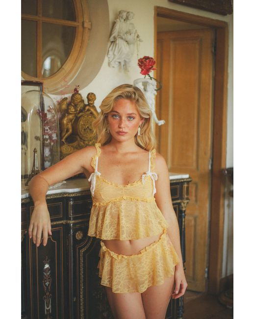 Wild Lovers Yellow Delphine Lounge Set