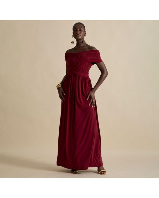Celestine & Mae Purple Sidra Maxi Dress