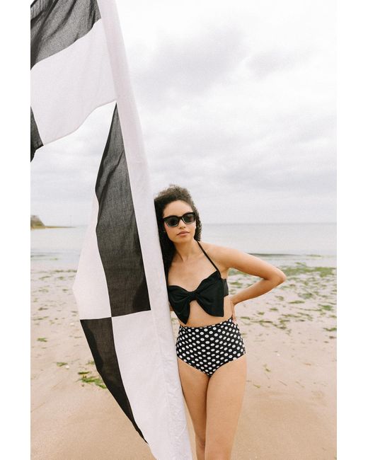 Paola Amador Pink Bow Bikini Top