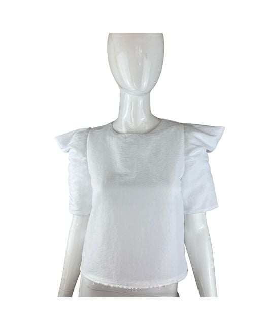 SNIDER Blue Deconstructed Top