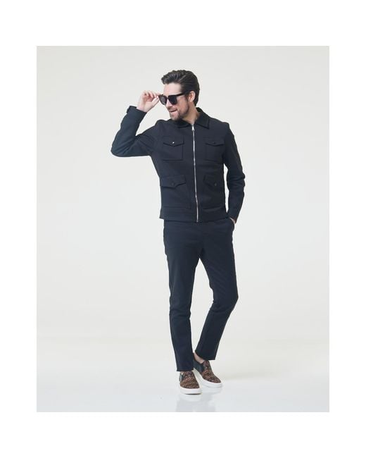 DAVID WEJ Black Ashford Trucker Set for men