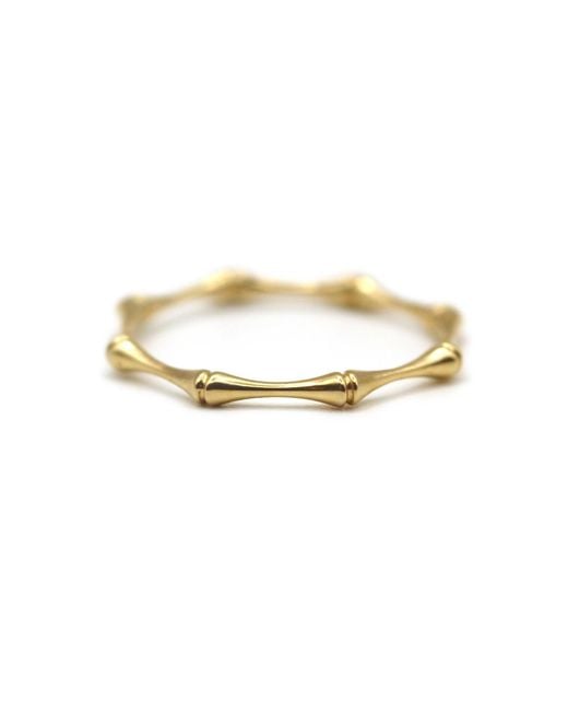 VicStoneNYC Fine Jewelry Metallic Lucky Bamboo Solid Ring