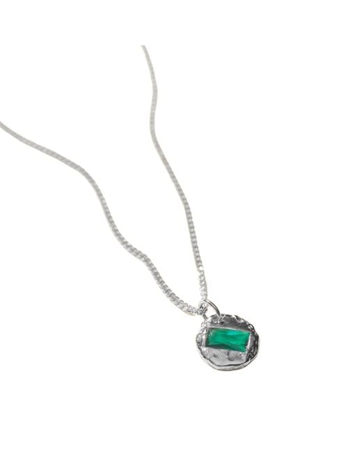 Muru Blue Mini May Birthstone Necklace
