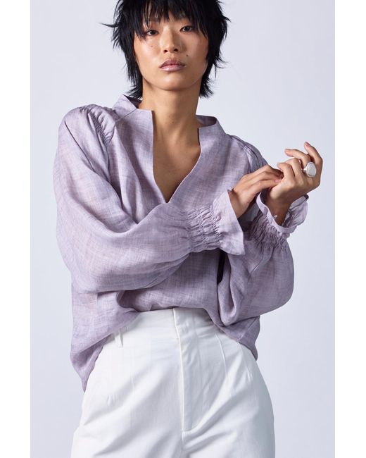 Dref Purple Julep Blouse