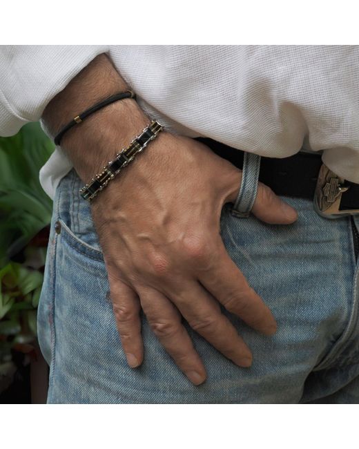 Ebru Jewelry Metallic Fashion Icon & Bracelet for men