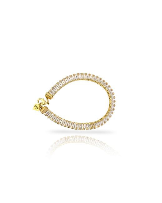 Sucré Couture Metallic Baguette Bracelet