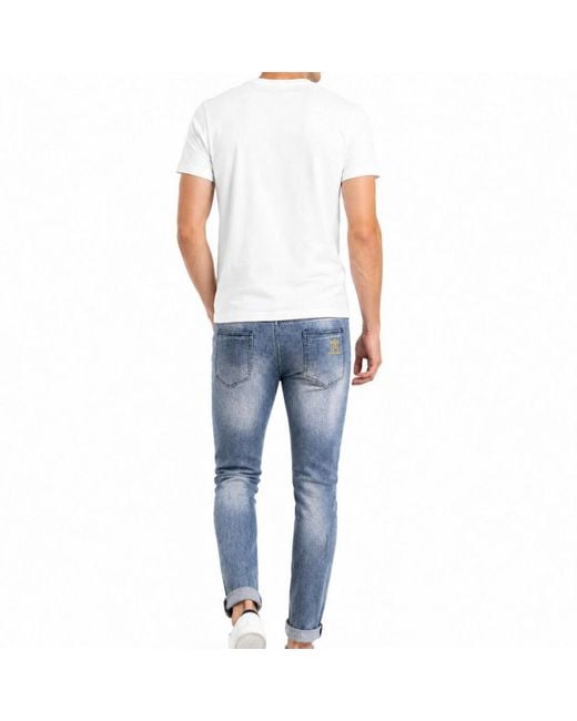 Chuks Collins Blue Act Self Light Denim for men