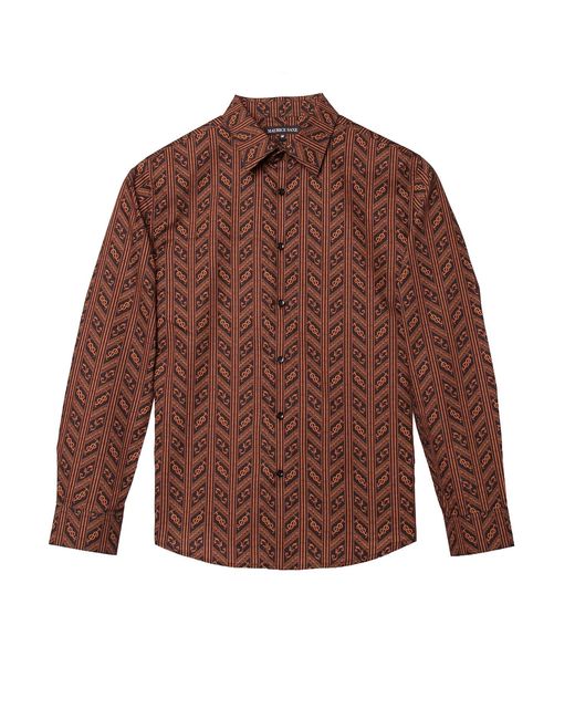 Maurice Saxe Brown Savoy Shirt for men