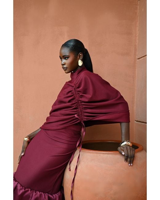 Flaunt Archive Red Margaux Top