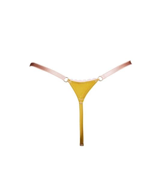 Noblesse Oblige Brown Chartreuse Luna String