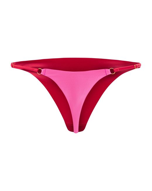 Ekcentrik Pink French Kiss Satin Adjustable Briefs