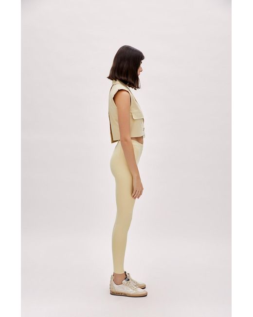 Pcfg Natural Neutrals Woven Crop Vest