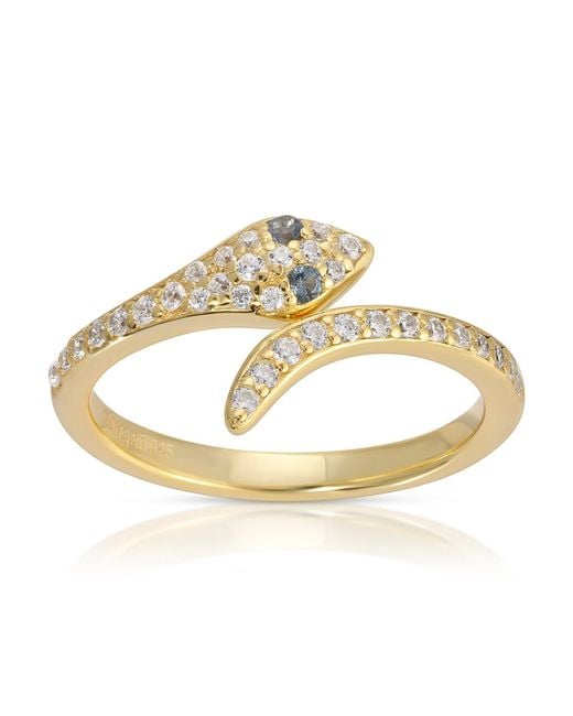 Native Gem Metallic Snake Charmer Ring