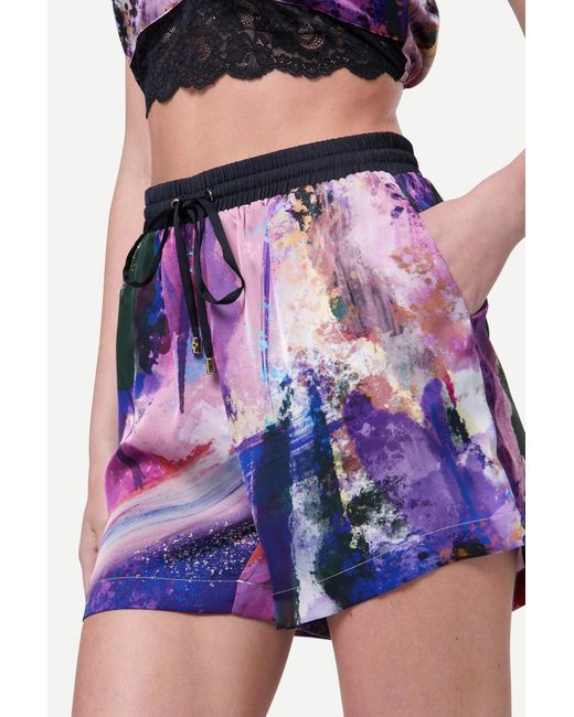 Zafur Purple Mayfair Short
