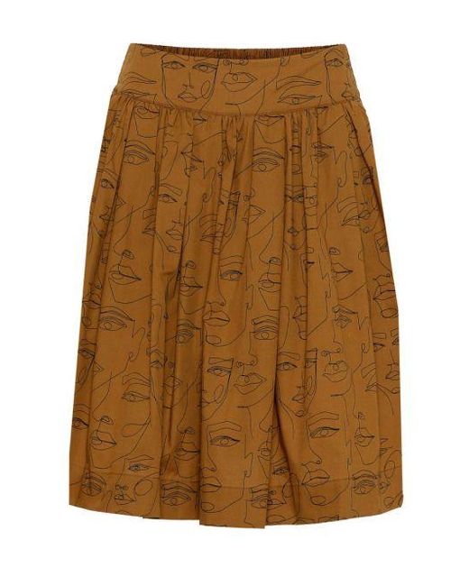 GROBUND Brown Svala Skirt