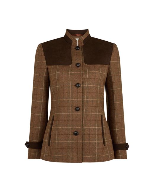 Really Wild Clothing Brown Balmoral Tweed Country Jacket
