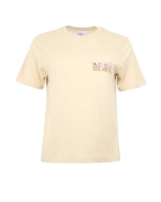 blonde gone rogue Natural Neutrals Roller Coaster Graphic Print T-Shirt, Organic Cotton