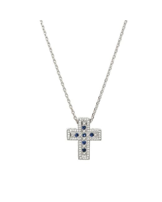 Miss Cecilia Metallic The Twin Cross Necklace