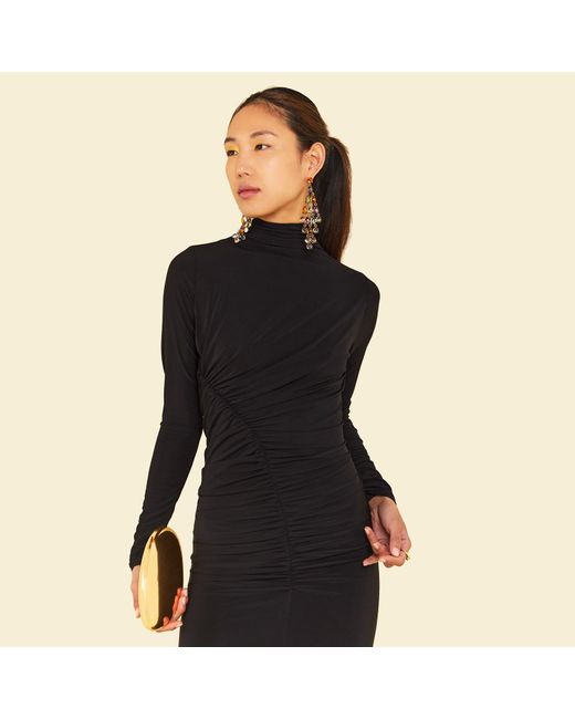 Celestine & Mae Black Silene Maxi Dress