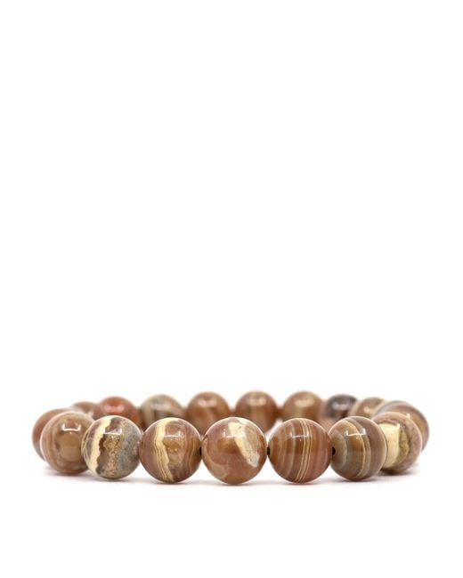 Shar Oke Natural Rhodochrosite Bracelet for men