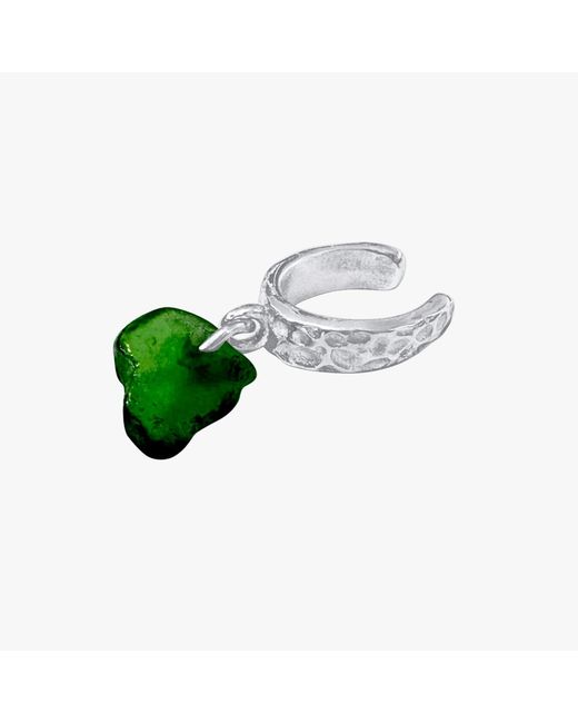 Glassy Green Palmeskær Ear Cuff