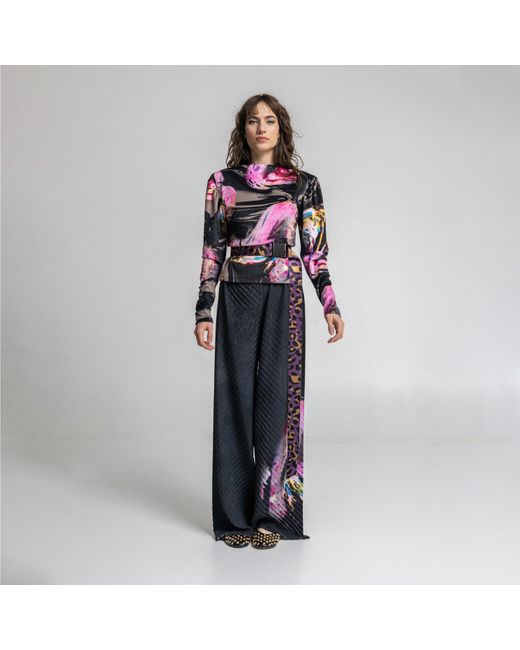 ARTISTA Pink Ruben Velvet Top
