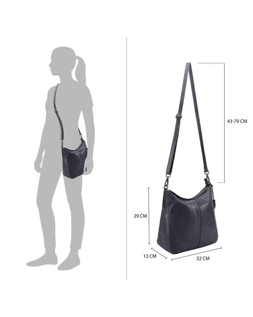 Lloyd Baker Blue Phoebe Crossbody Bag