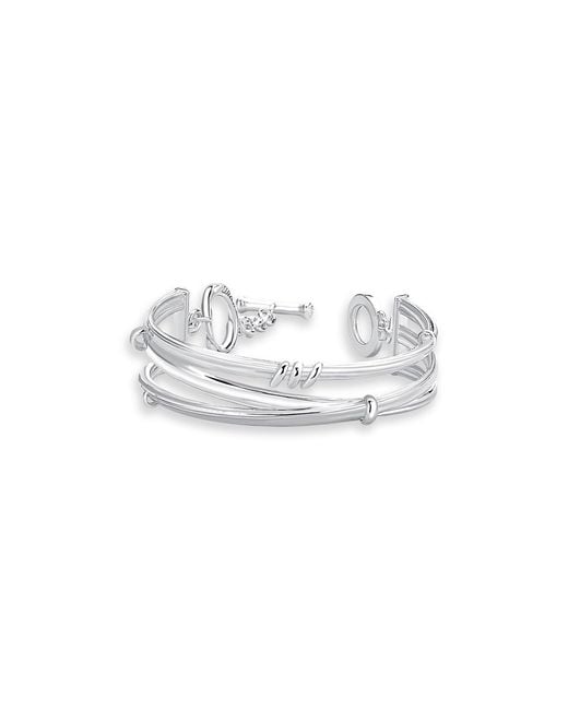 Stefan Tiron White Lunara Silva Bracelet