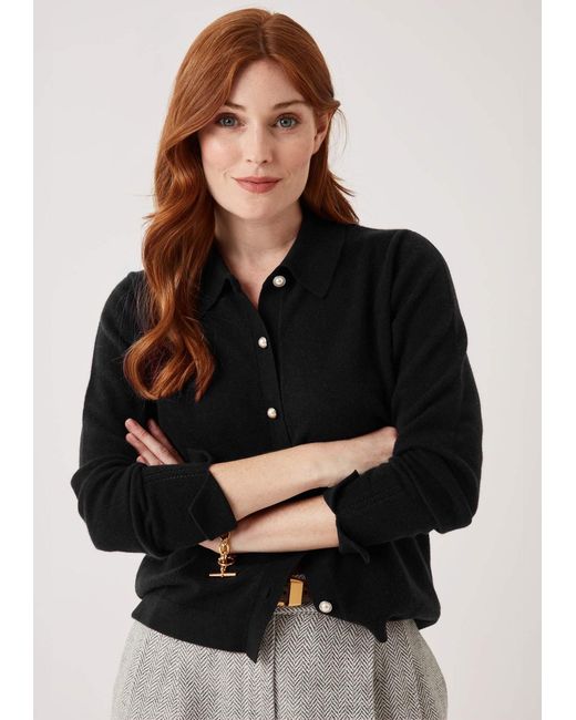 Loop Cashmere Black Knitted Shirt