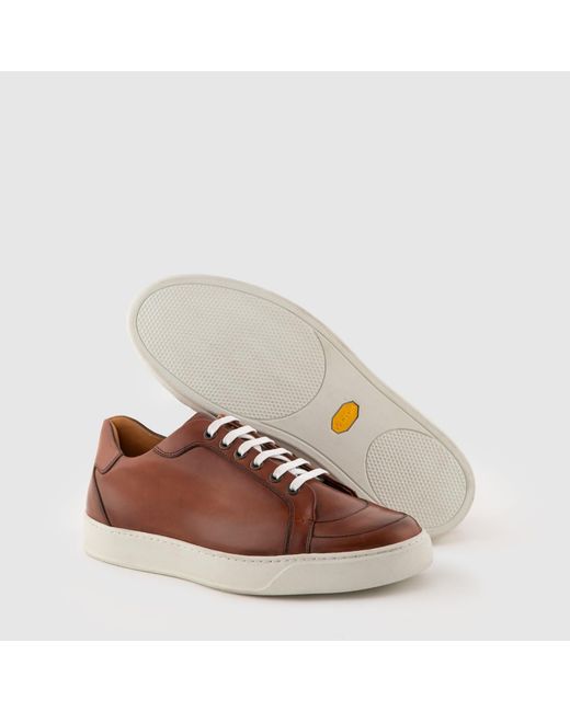 Mariano Shoes Brown Luso Sneaker Cognac for men