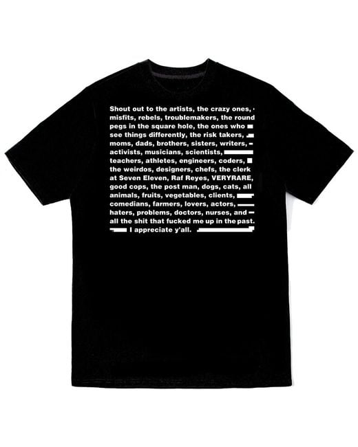 VERYRARE Black Shoutout Tee for men