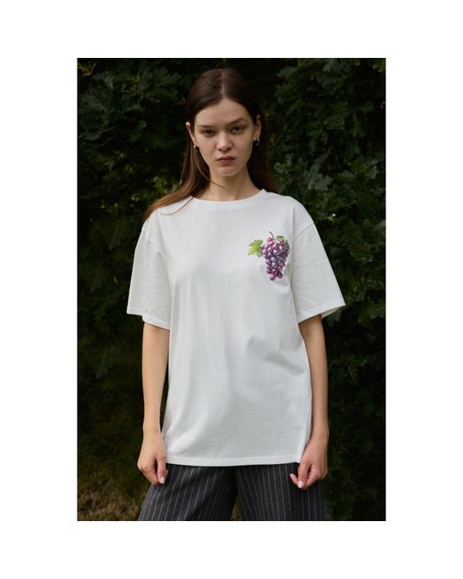 Sour Figs White Grape Print T-Shirt