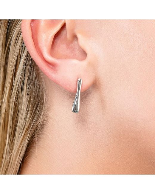 Lucy Quartermaine Metallic Solid Sterling Drop Studs