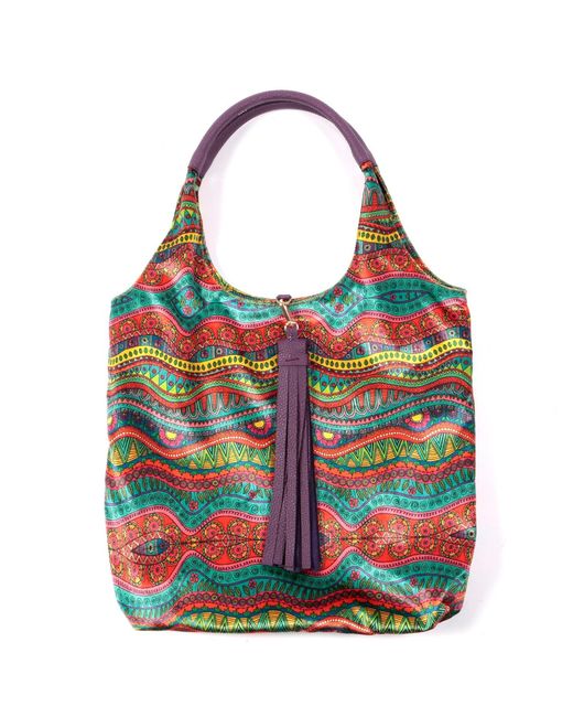 SJW BAGS LONDON Red Hall Velvet Tote Bag