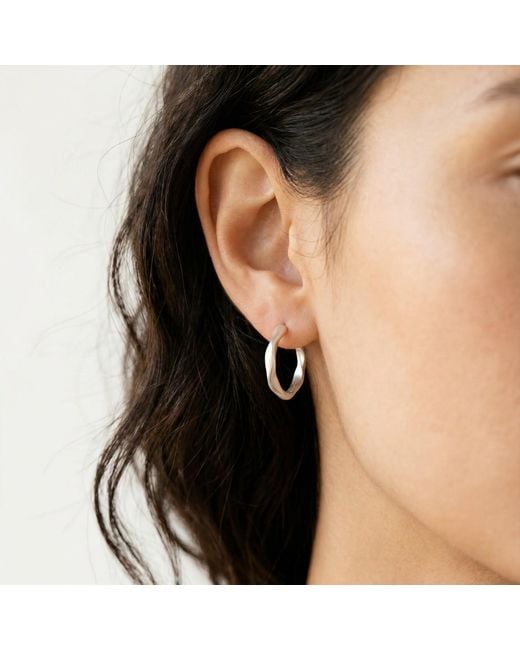Onia Metallic Drop Hoops