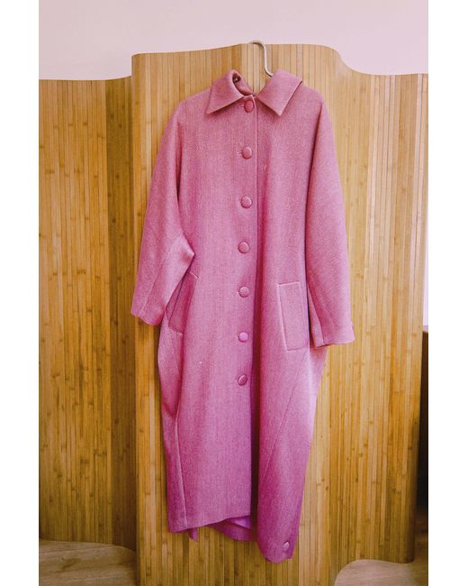 Mood Swings Pink Rosa Forma Coat