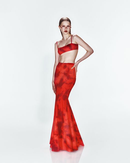 Khéla the Label Red Some Like It Hot Skirt