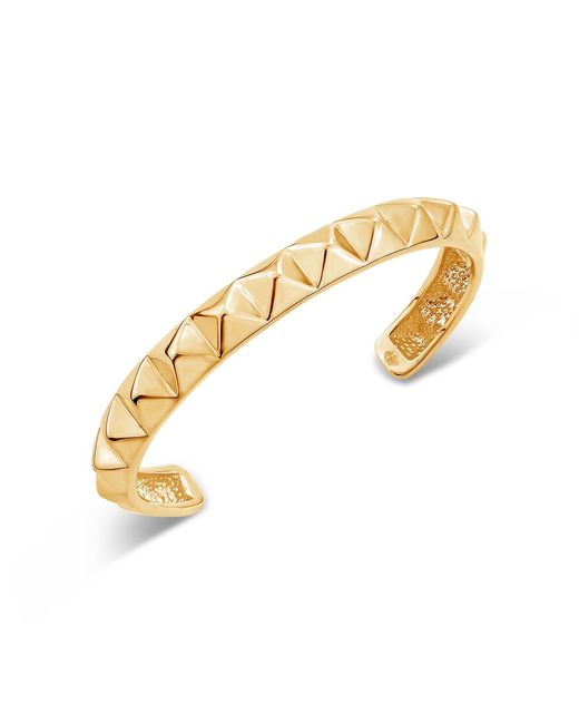 SALLY SKOUFIS Metallic Honeycomb Bangle