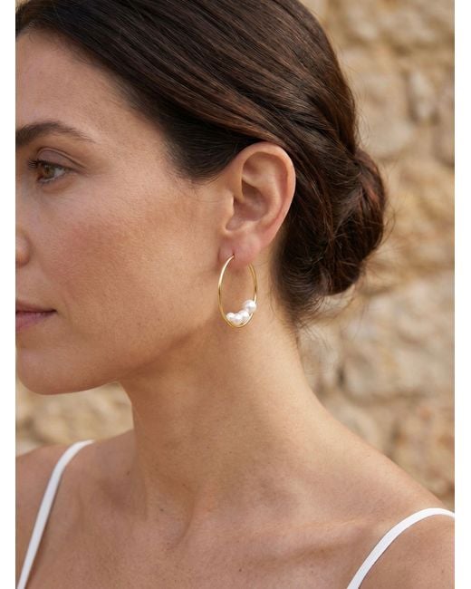 Chiara Tedeschi Jewellery Metallic Hoop Earrings