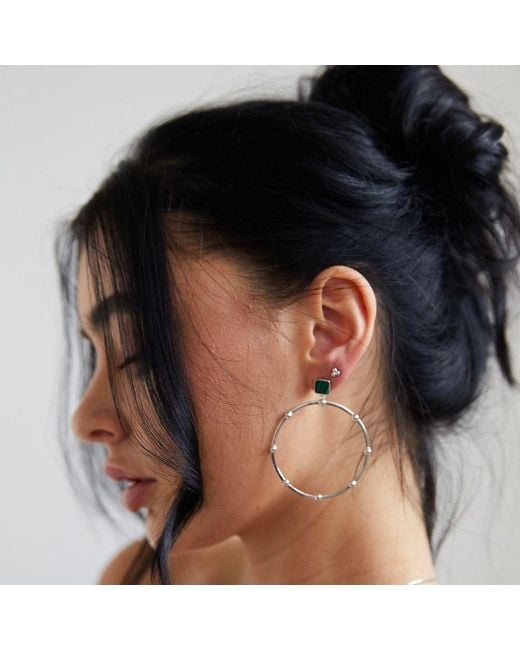 Bermuda Watch Company White Daisy Ball Stud Earrings