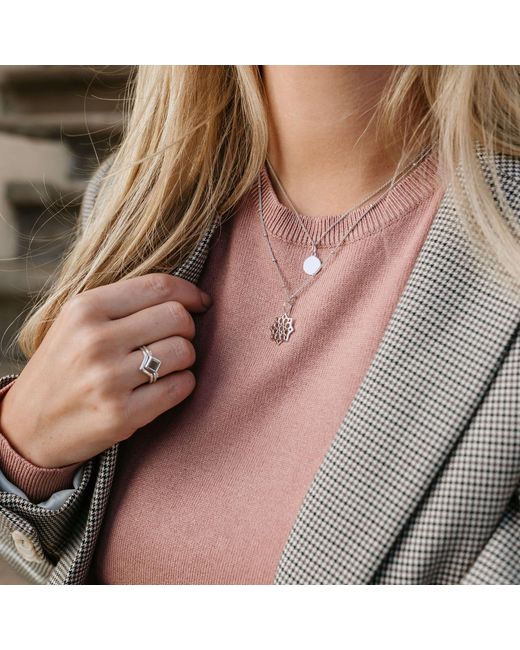 Zohreh Metallic 16 Cable Chain Sterling