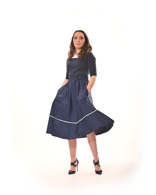 Frock Tales Blue Boating Top