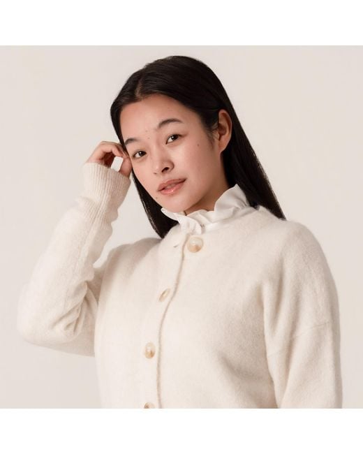 Porridge Knitwear Natural Neutrals Alpaca Gerry Cardgian