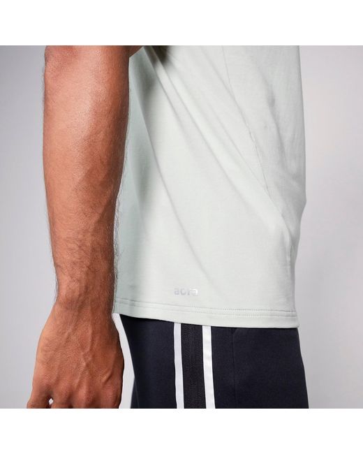 Aora Athletics Green Basic Training Performance T-Shirt With Breathable Soft Lightweight Fabric For Gym, Running, And Everyday Wear for men