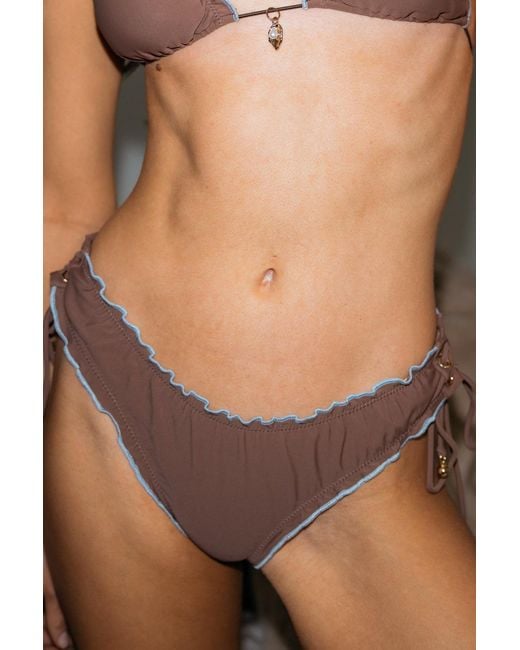 IVY SWIMWEAR Brown Capri